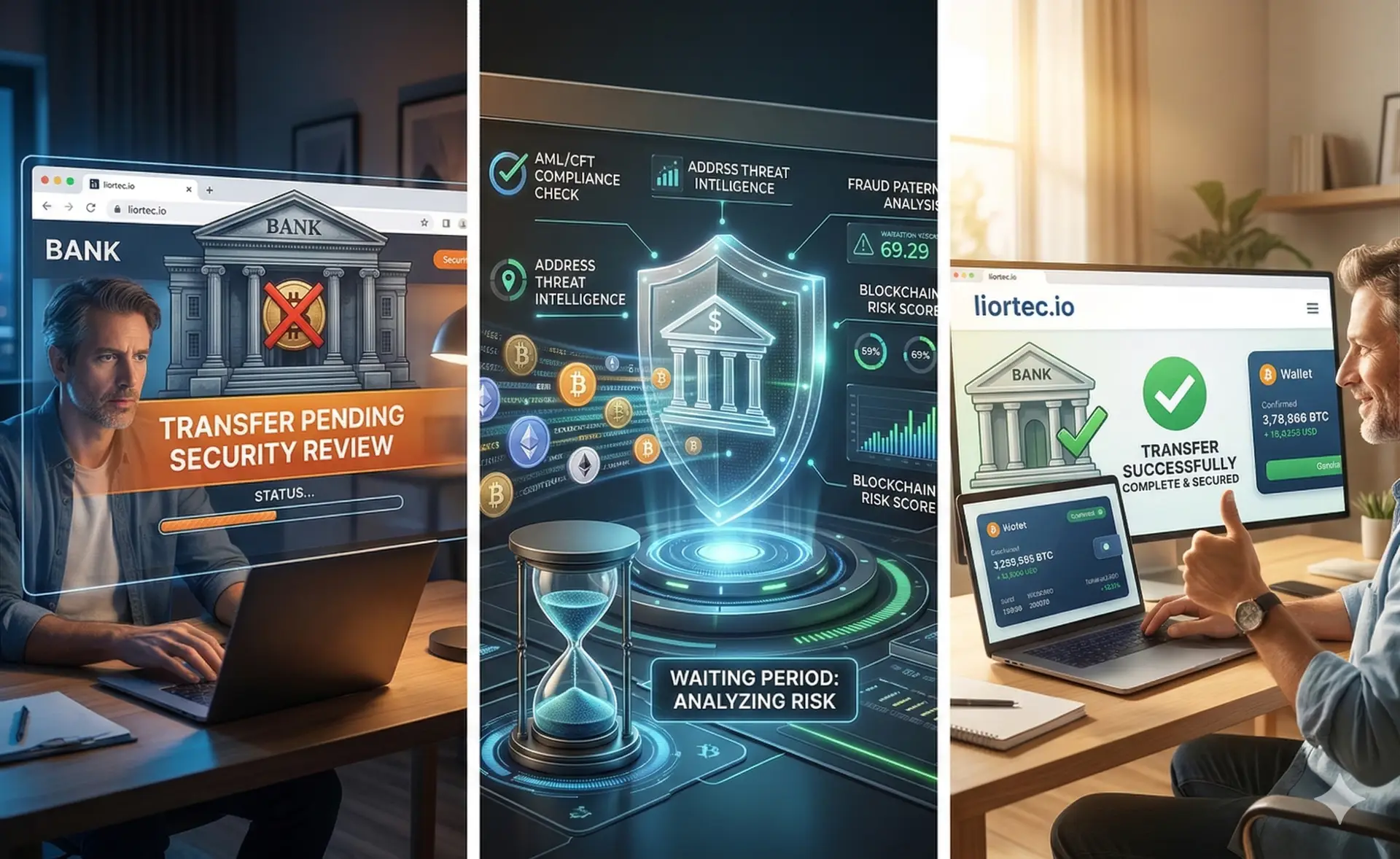 bank blocking crypto transfer security guide